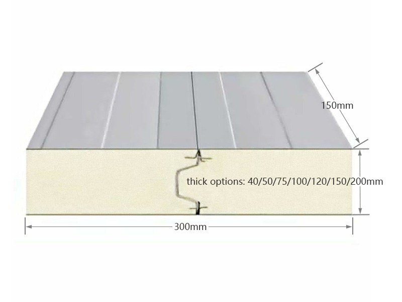 Optional parameters for polyurethane cold storage panels